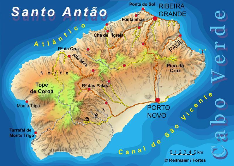  VA- Santo Antão (1988)   Map1
